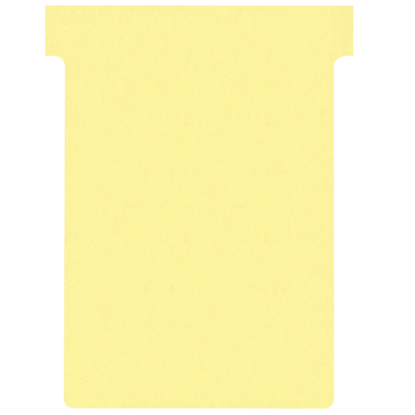 Nobo - T-card n°3 80mm jaune 100 pièces