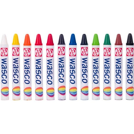 Talens - waskrijt Wasco, doos met 12 stuks
