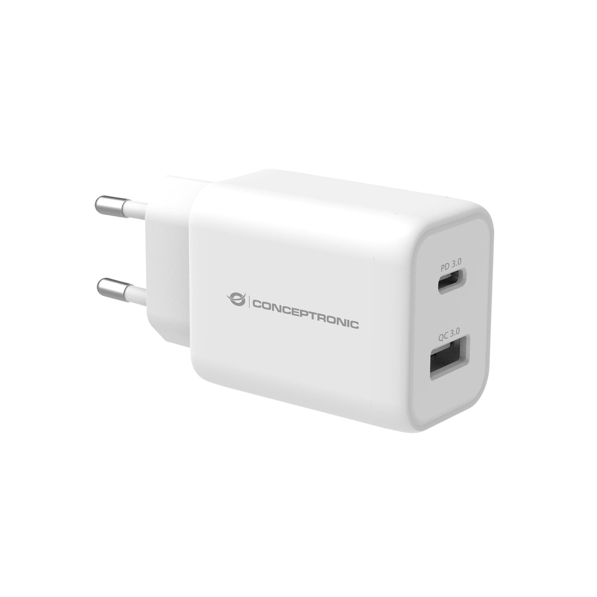 CONCEPTRONIC - ALTHEA11W oplader voor mobiele apparatuur Universeel Wit AC Snel opladen Binnen