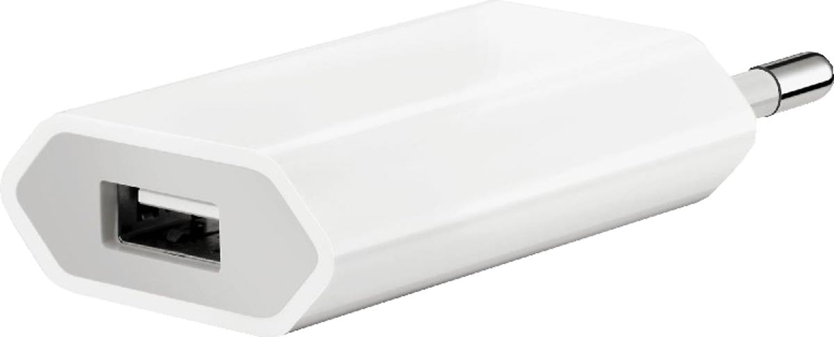 Apple - chargeur USB-A, blanc