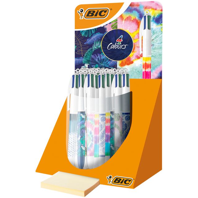 BIC - Kugelschreiber 4 Farben Medium Hydro ass | 30 Stück
