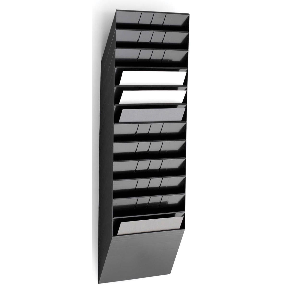 Durable - porte-brochures Flexibox 12 A4 Paysage noir