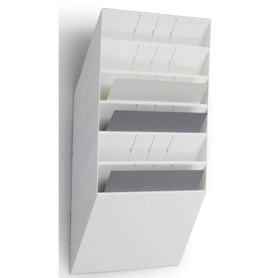 Durable - porte-brochures Flexibox 6 A4 Paysage blanc