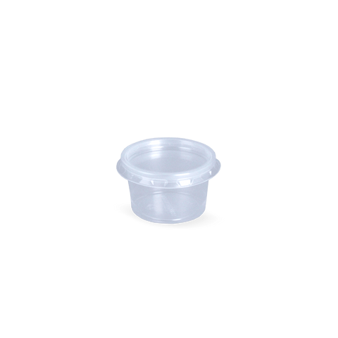 Klika - Couvercle récipient rond 30cc Ø46mm Transparent