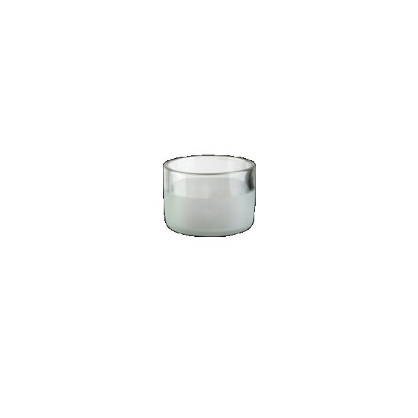 Iwas glas helder frosted, 12cl/4oz, 7,4 x 5,1cm, doos a 4 stuks