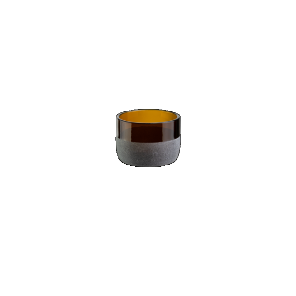 Verre Iwas bronze dépoli, 12cl, 7,4 x 5,1cm, boîte de 4 pièces