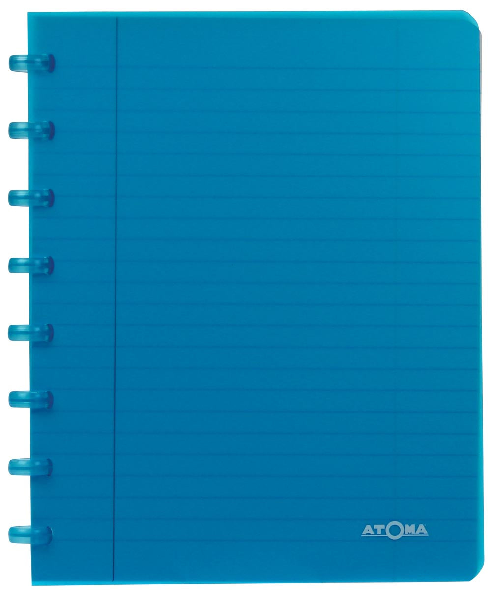 Atoma - Carnet Trendy, ft A5, 144 pages, PP, ligné, couleurs assorties