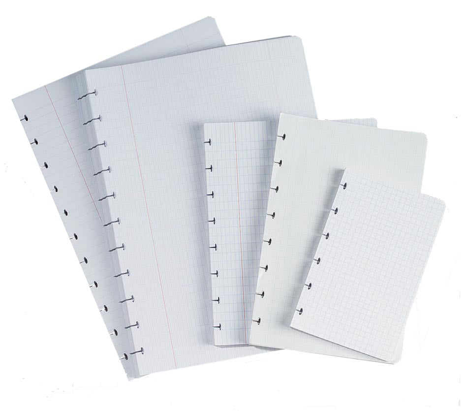 Atoma - recharge pour carnet, ft A5, 120 pages, quadrillé 5 mm