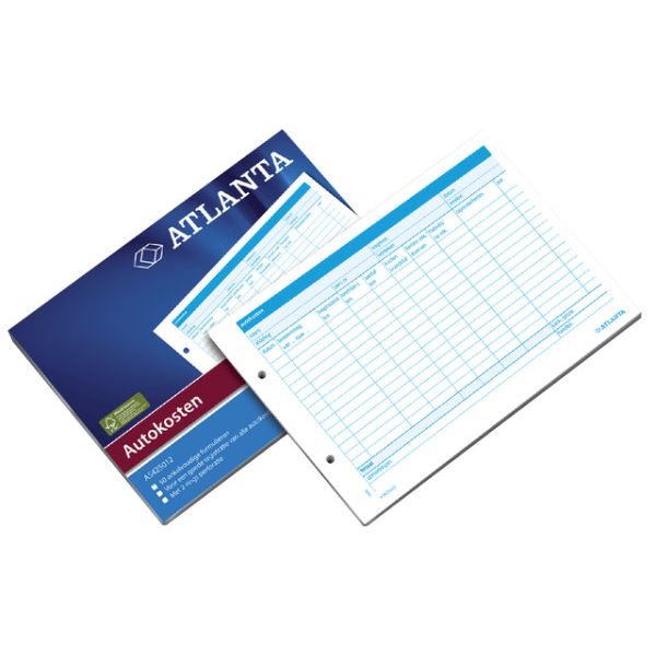 Djois - Carnet de notes de frais voiture A5 blanc