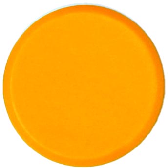Bouhon - magneten, 10 mm, geel, pak van 10 stuks