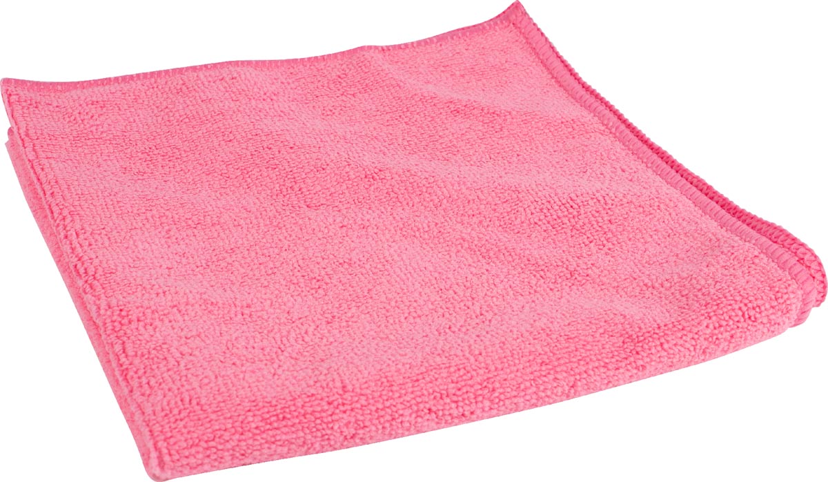 Klika - Mikrofasertuch, ft 40 x 40 cm, rosa, Packung à 10 Stück