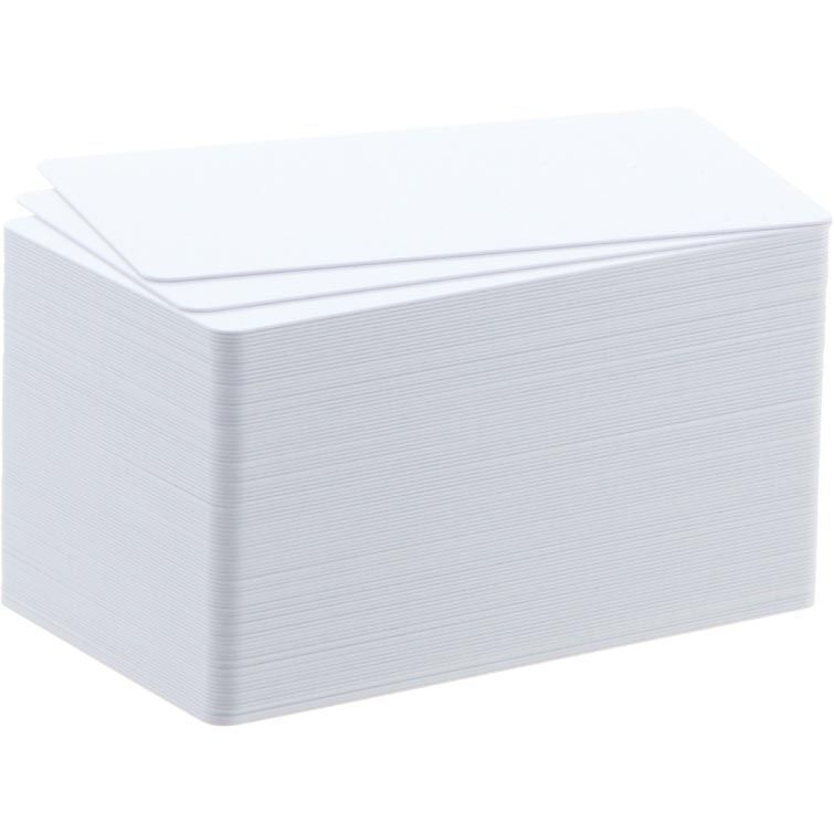Badgy - 100 cartes vierges fines de 0,5 mm pour 100 ou 200