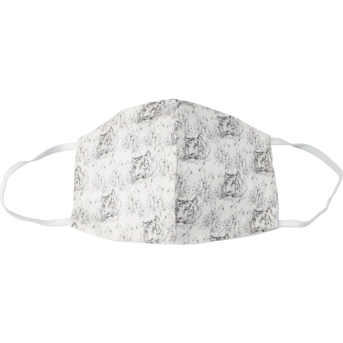 Klika - Masque buccal lavable, motif tigres, taille : homme, pack de 5 pièces