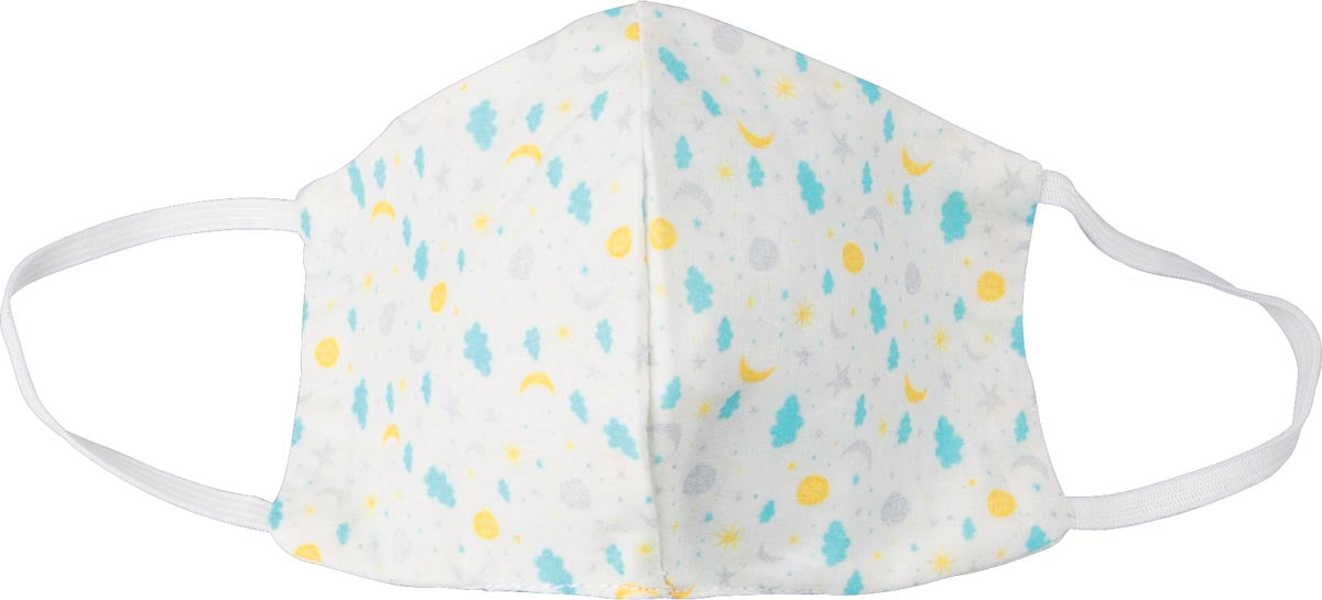 Klika - Wasbaar mondmasker, sweat dreams motief, maat: kinderen, pak van 5 stuks