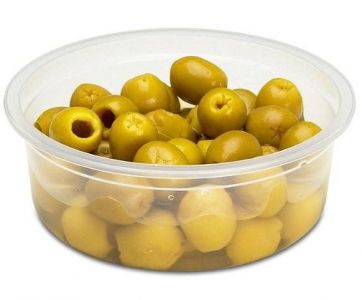 Klika - Récipient rond PP 102/80 ø115x80 contenu 500cc transparent refermable 960 pièces