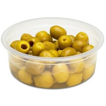 Klika - Récipient rond PP 102/80 ø115x80 contenu 500cc transparent refermable 960 pièces