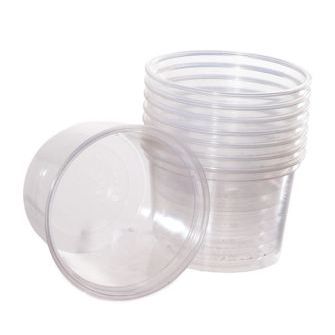 Klika - Bakje saus rond 50cc transparant 50 stuks