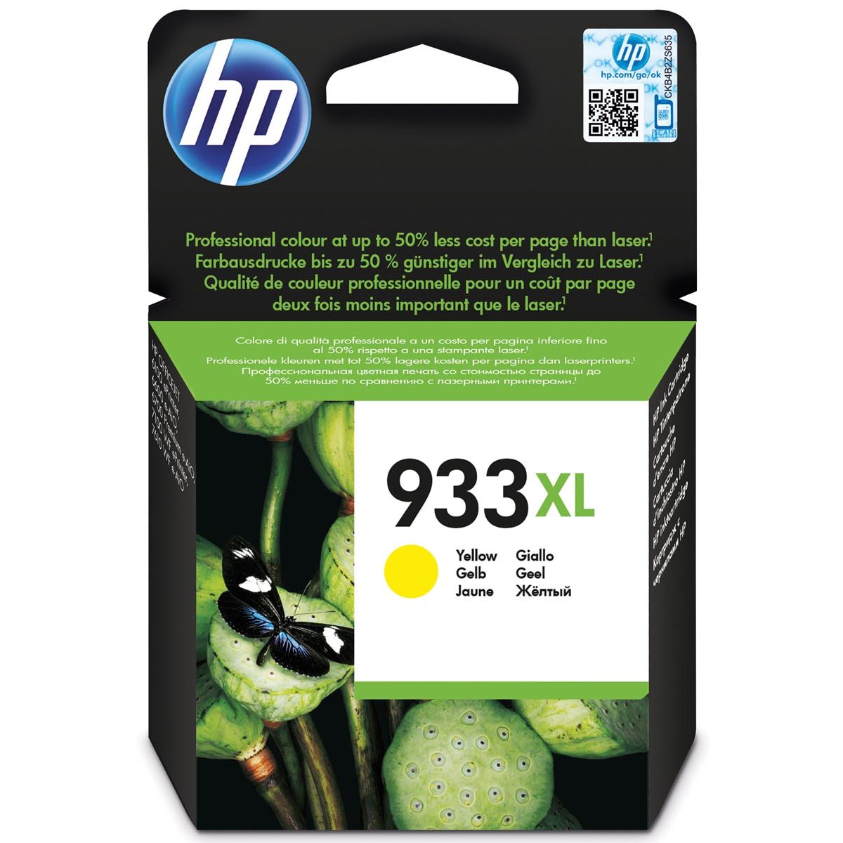 HP - 933XL originele high-capacity gele inktcartridge