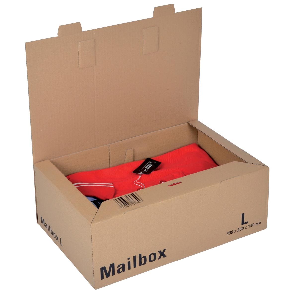 Colompac - Versandkarton groß, ft 39,5 x 25 x 14 cm, braun