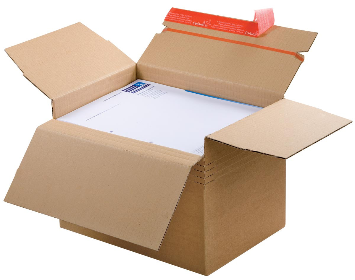 Colompac - carton d'expédition CP141, pi 30,4 x 21,6 x 13 22 cm, marron