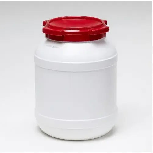 CurTec - Fût d'alimentation avec couvercle à vis Rouge/Blanc 55 litres