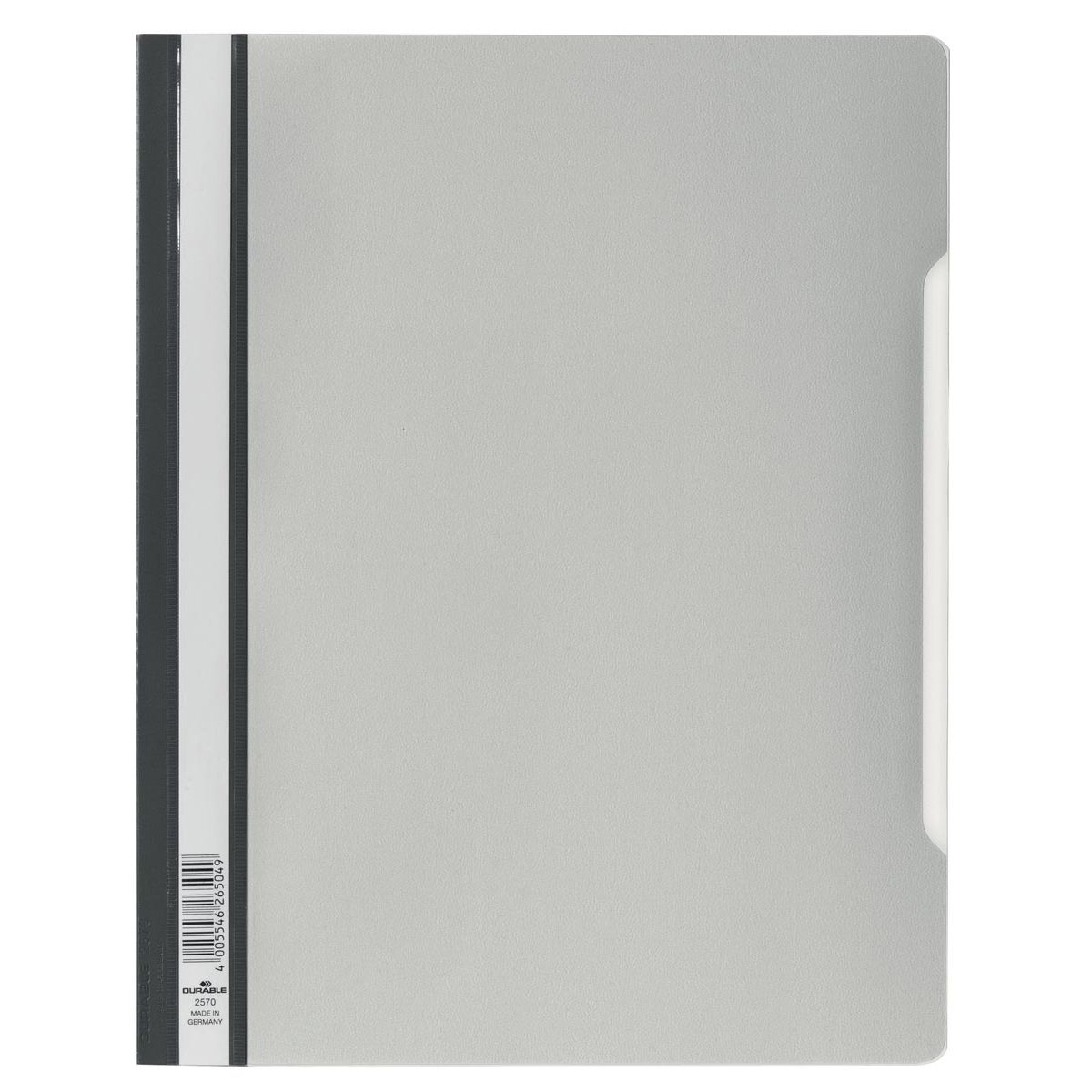 Durable - Attache rapide A4 PVC gris