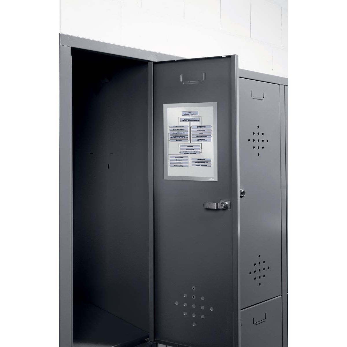 Durable - Duraframe Magnetic A4 argent, dans une pochette suspendue