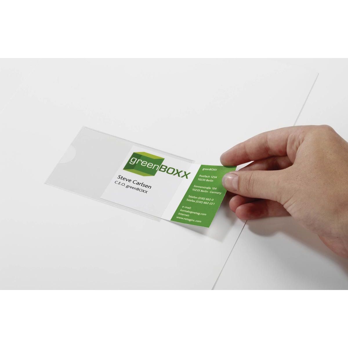 Durable - Pocketfix ft 105 x 74 mm, sachet de 10 pièces
