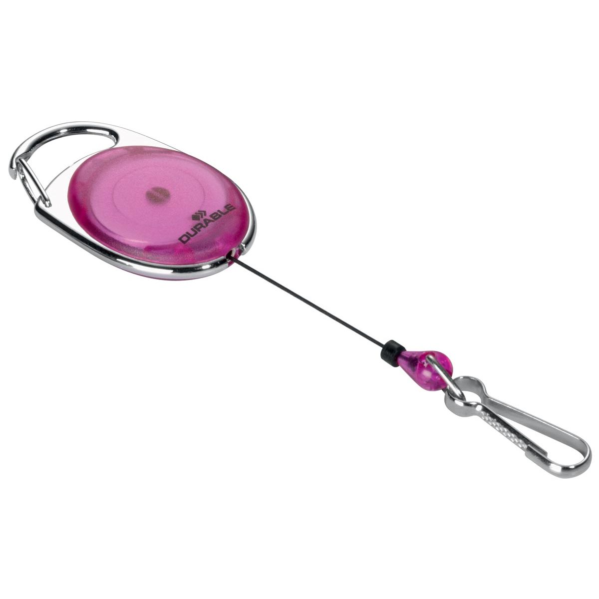 Durable - écarteur avec mousqueton violet, sous blister