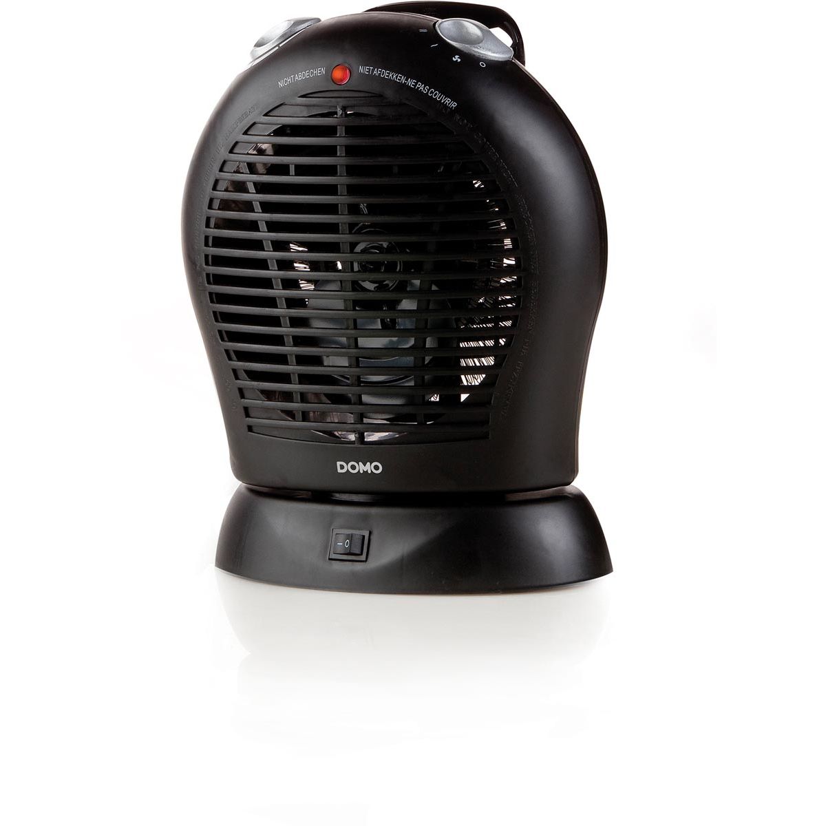 Domo - Souffleur d'air chaud Domo IP21, noir