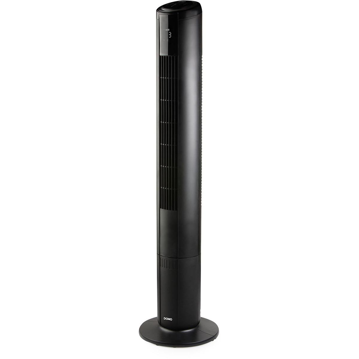 Domo - kolomventilator met sfeerlicht, hoogte 110 cm, zwart