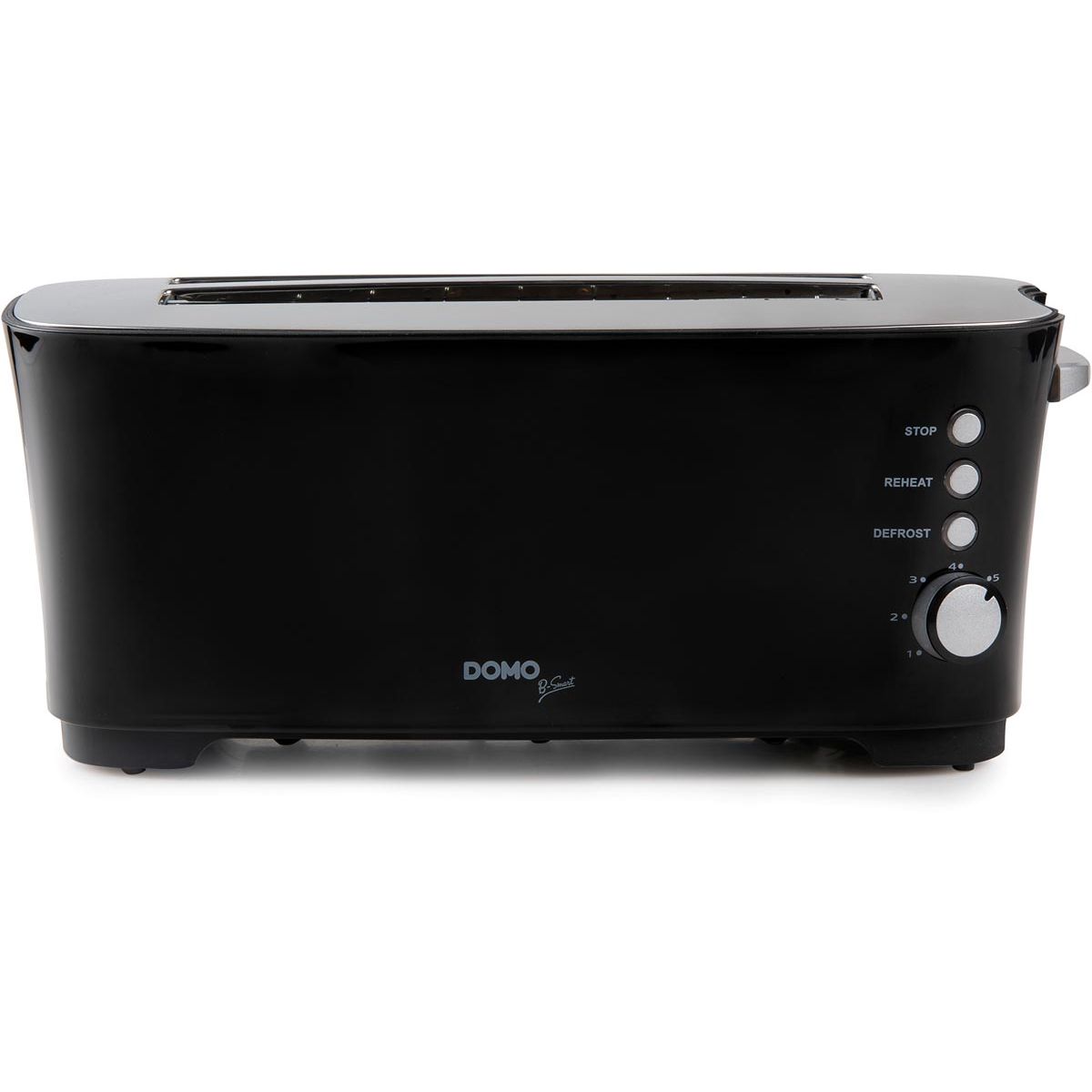 Domo - Broodrooster B-Smart, voor 4 sneden brood, zwart