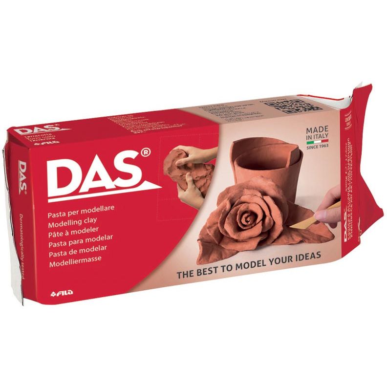 DAS – Lufthärtende Modelliermasse 500 Gramm Terrakotta