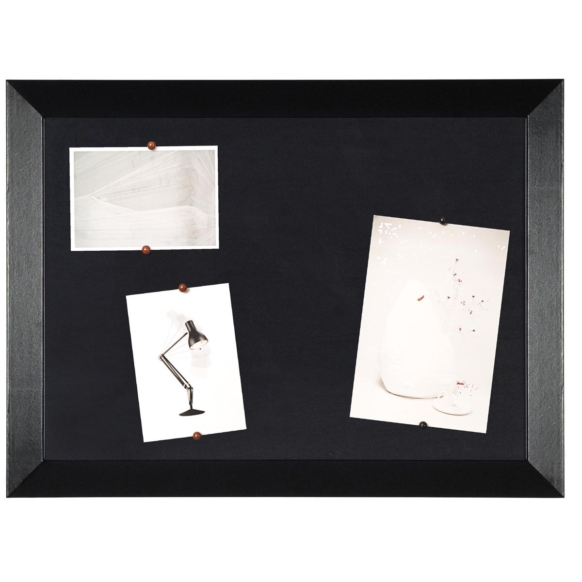 Bi-Office - Tableau à notes Bisilque Kamashi avec cadre noir