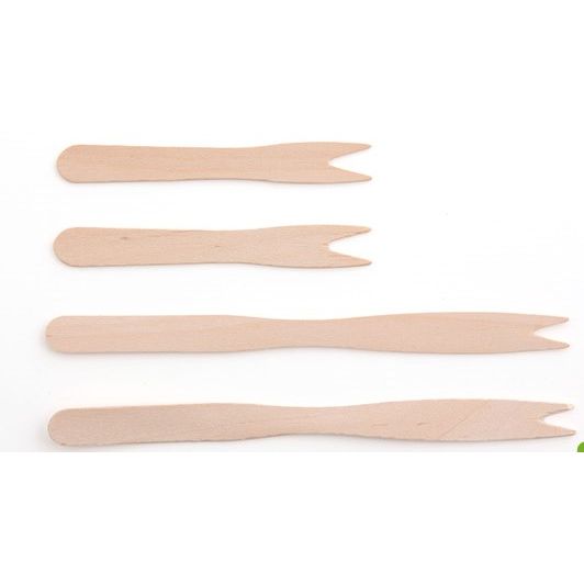 Depa - Pommesgabel Holz 80mm 2000 Stück