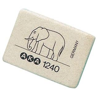 Aka - gomme Éléphant taille moyenne, boîte de 40 pièces