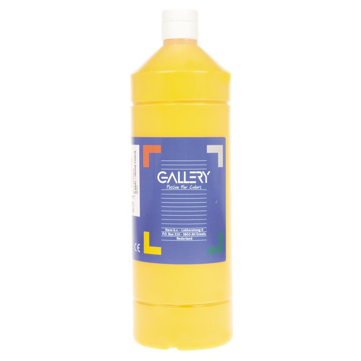 Galerie - gouache, bouteille de 1 l, jaune foncé