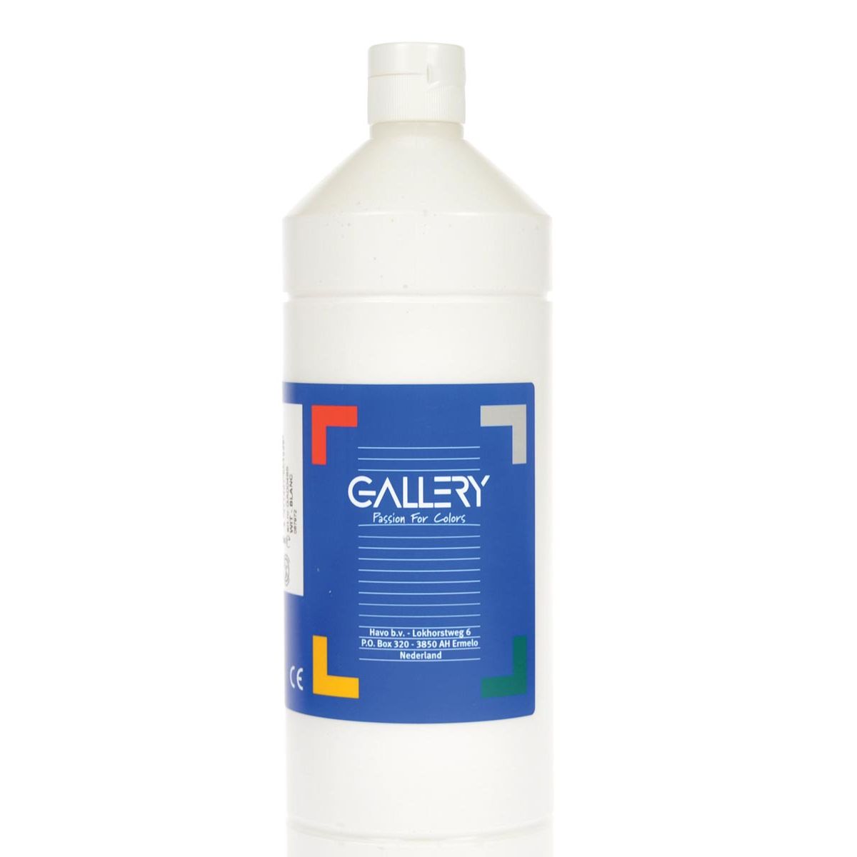 Galerie - gouache, bouteille 1 l, blanc