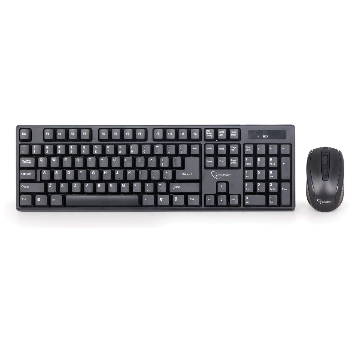 Gembird - clavier et souris sans fil, qwerty