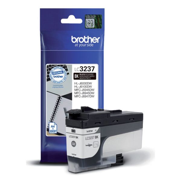 Brother - Inktcartridge LC-3237BK zwart