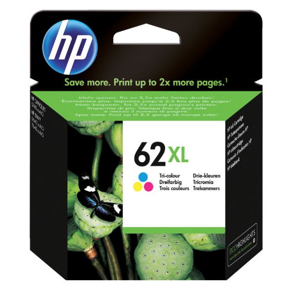 HP - Inktcartridge C2P07AE 62XL kleur