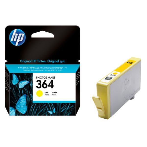 HP - Cartouche d'encre cb320ee 364 jaune
