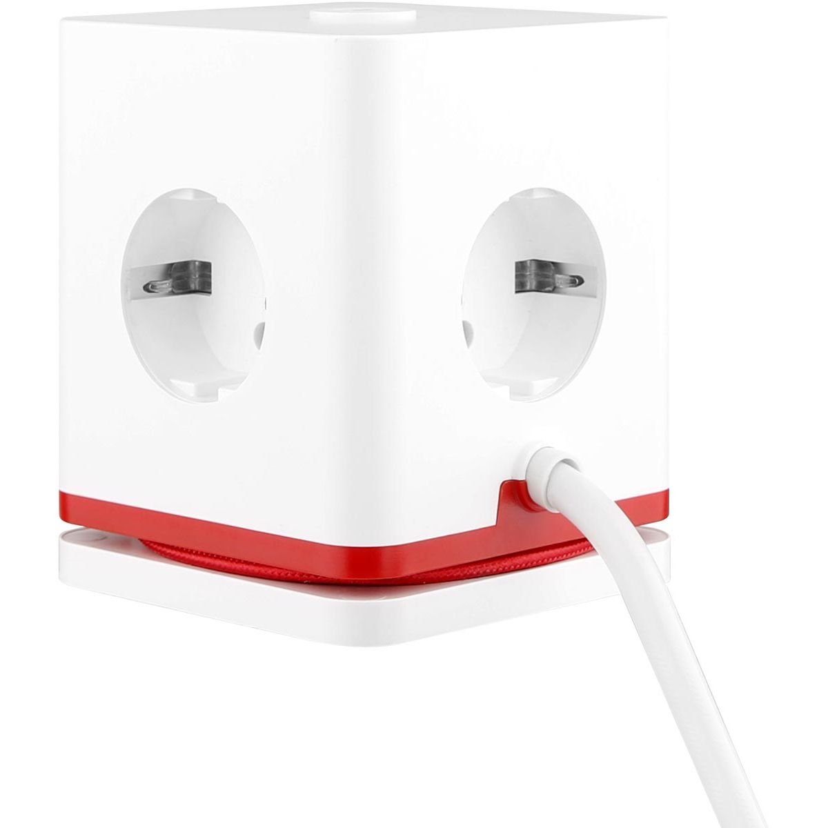 IOIO - prise SW1000, 3 prises et 3 ports USB, cube, blanc