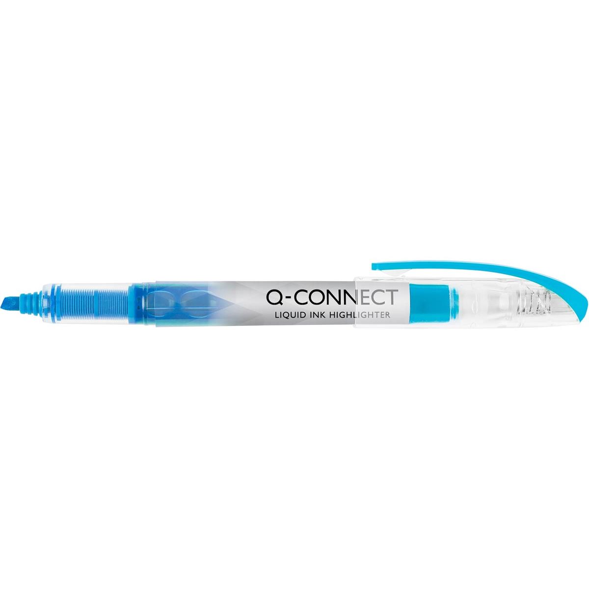 Q-CONNECT - Surligneur liquide, bleu