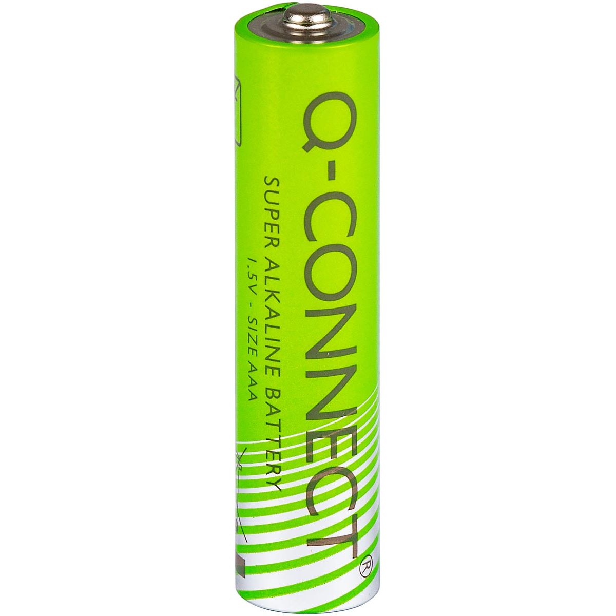 Q-CONNECT - batterij, alkaline, AAA, blister van 4 stuks