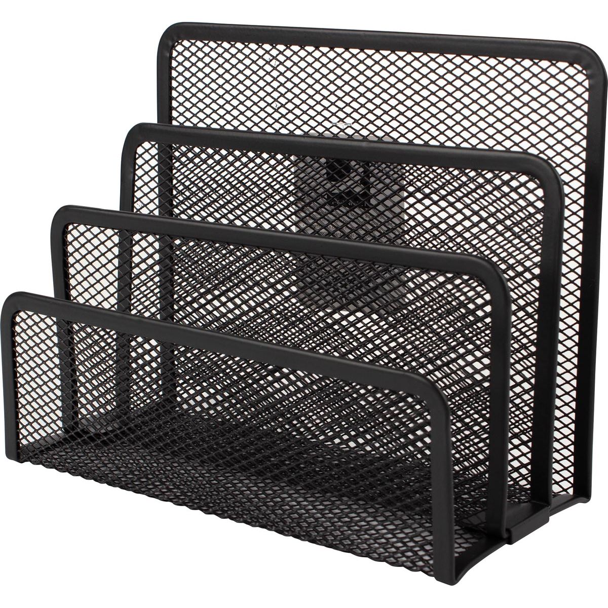 Q-CONNECT - briefhouder 3 delig metaal zwart