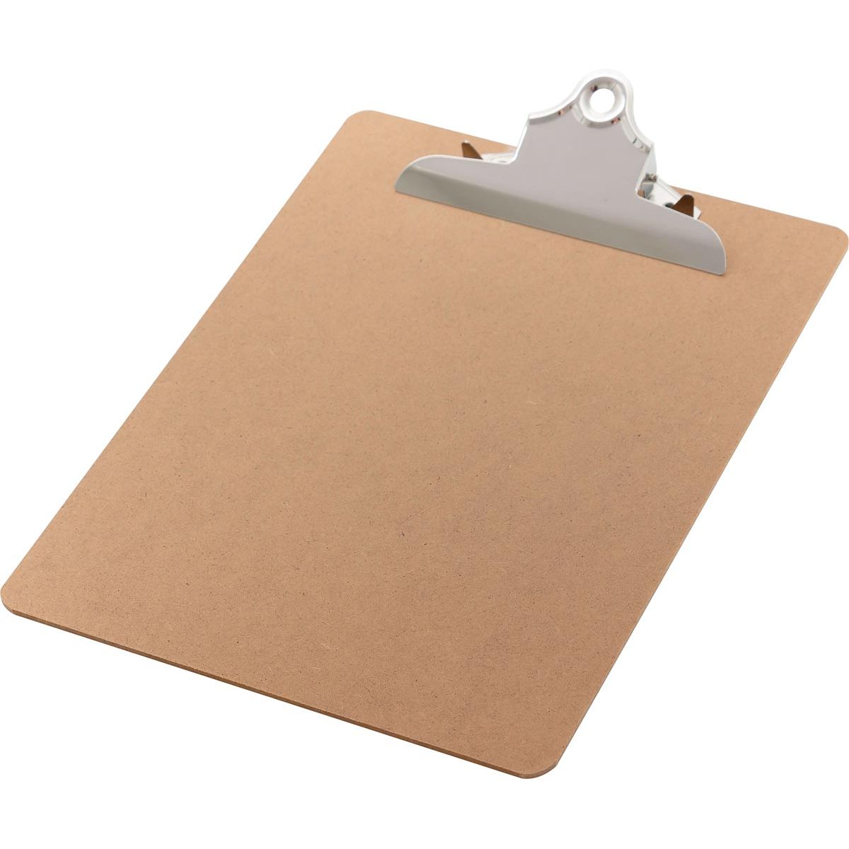 Q-CONNECT - plaque de serrage, carton dur, ft A4, portrait, marron