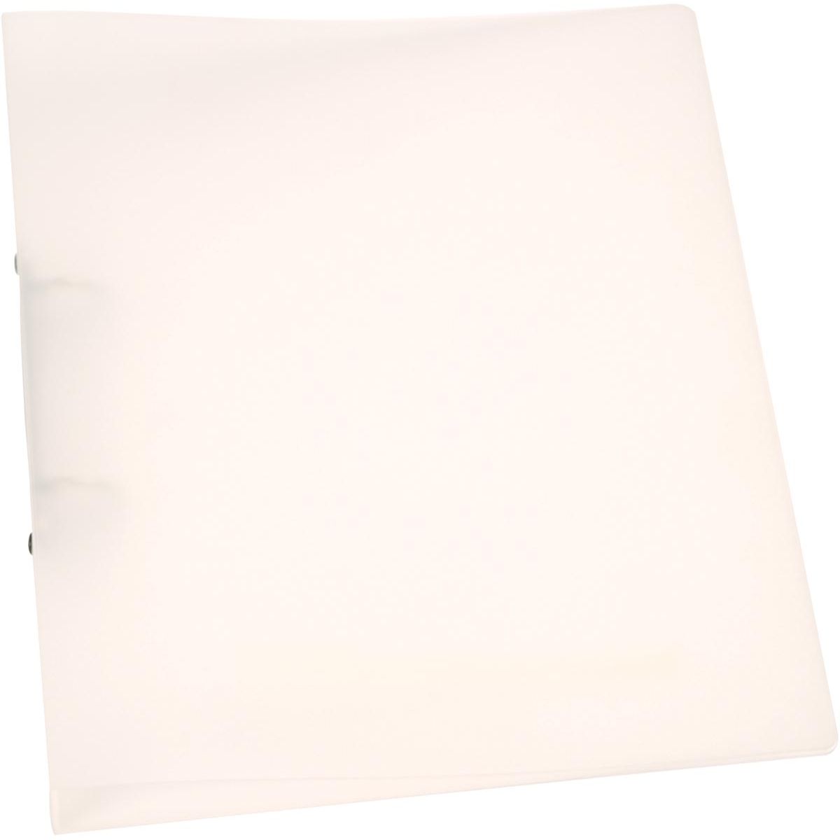 Q-CONNECT - ringmap, PP, 2 ringen, 25 mm, transparant