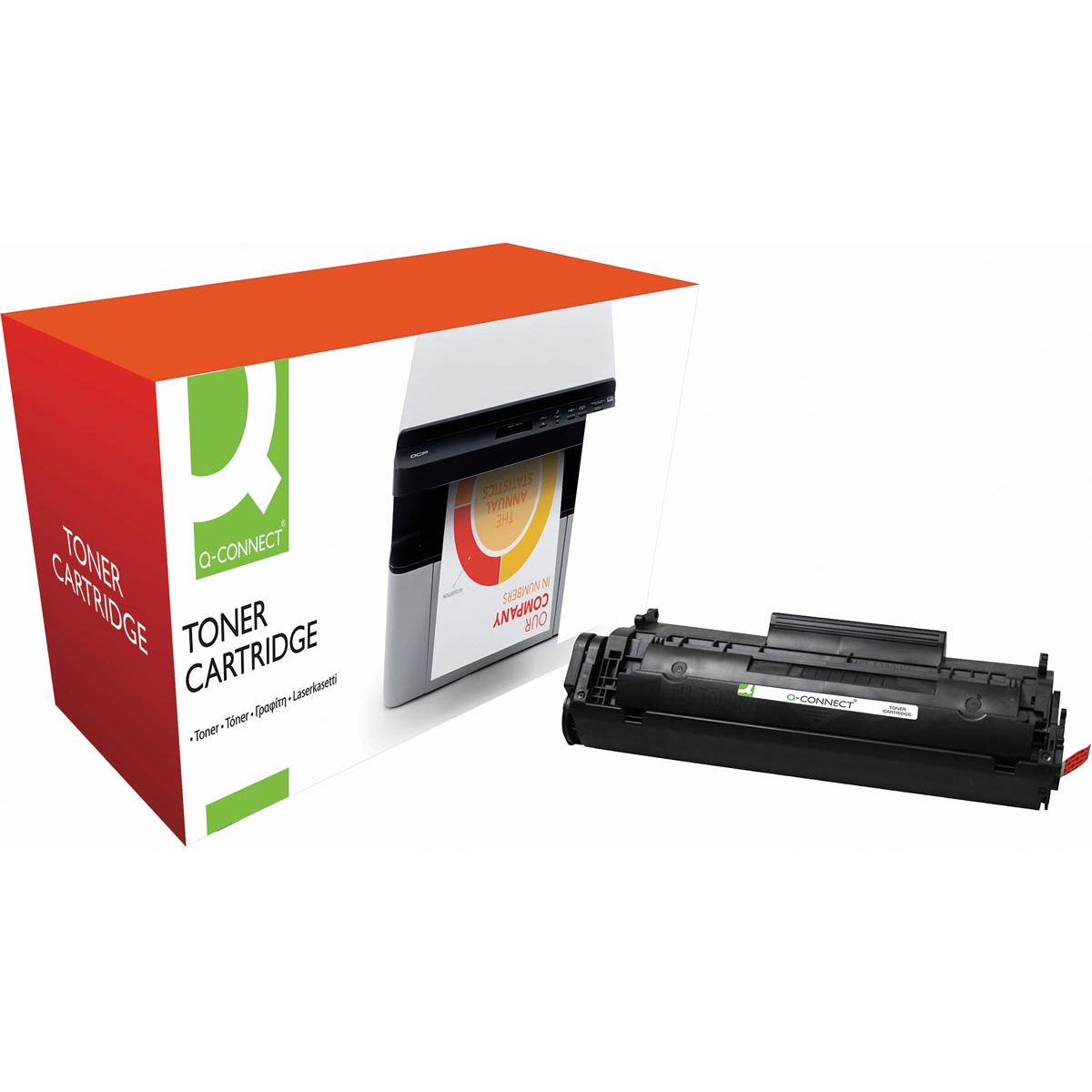Q-CONNECT - toner zwart 2000 pagina's voor OEM: Q2612A