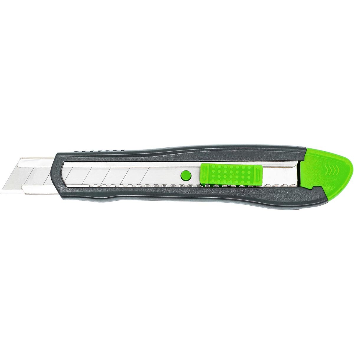 Q-CONNECT - Cutter robuste, noir/vert